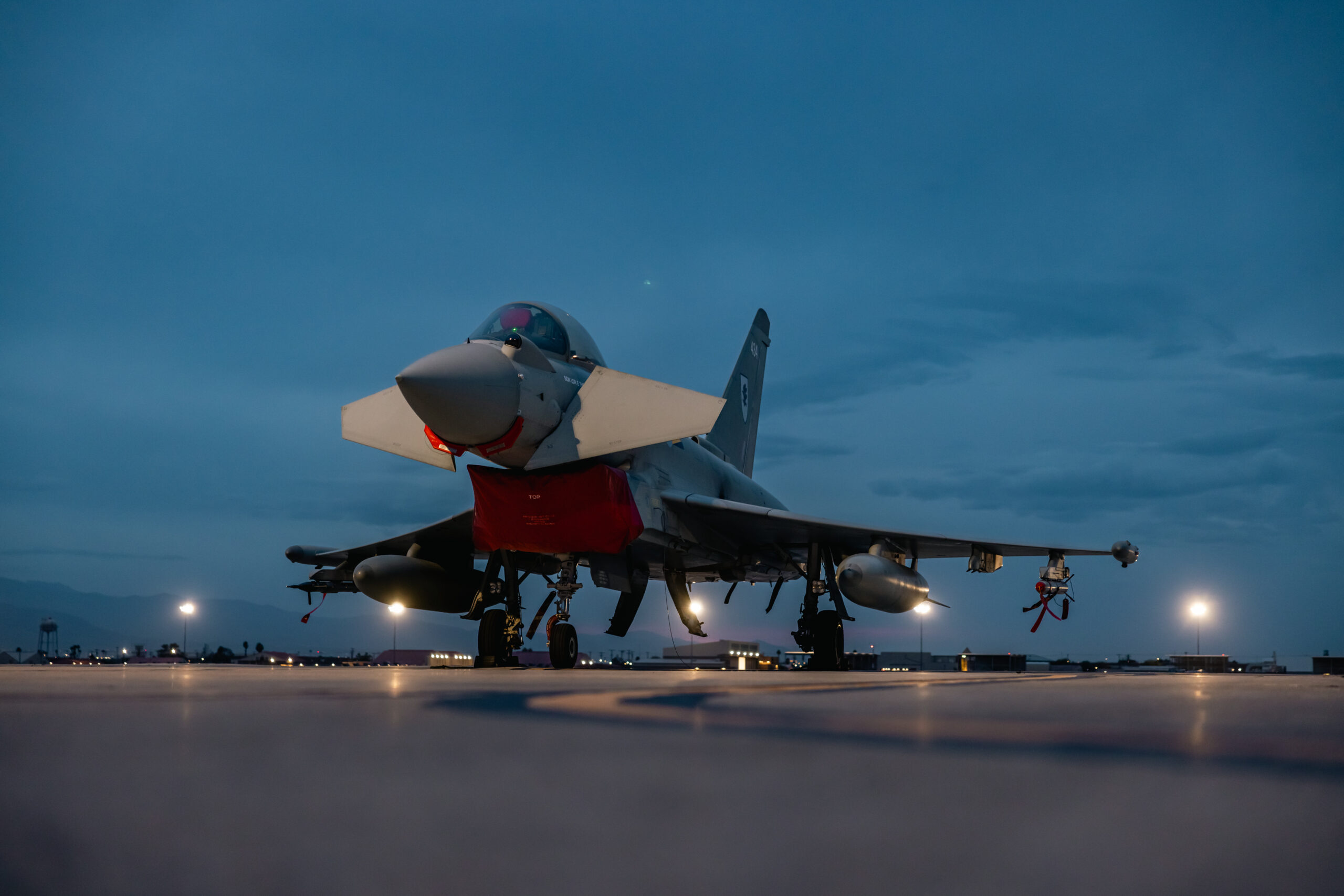 Photo of a RAF Typhoon